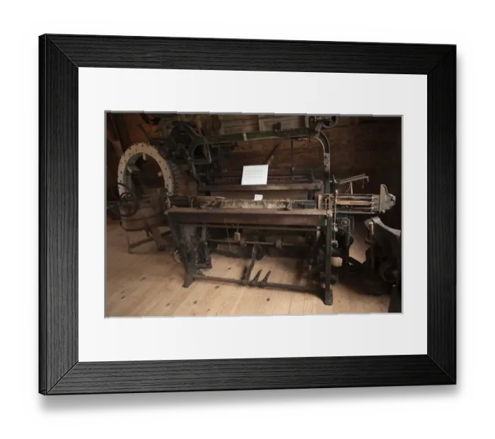Framed Print : Nova Scotia, Canada. Old Woolen Mill Museum, Barrington Framed Print : Nova Scotia, Canada. Old Woolen Mill Museum, Barrington