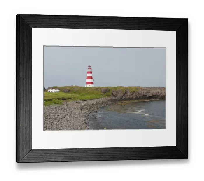 Framed Print : Nova Scotia, Canada. RV at Brier Island Lighthouse Framed Print : Nova Scotia, Canada. RV at Brier Island Lighthouse