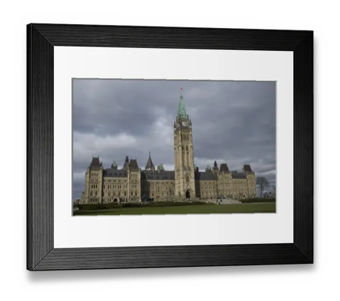 Framed Print : North America, Canada, Ontario, Ottawa, Parliament Building, Center Block
