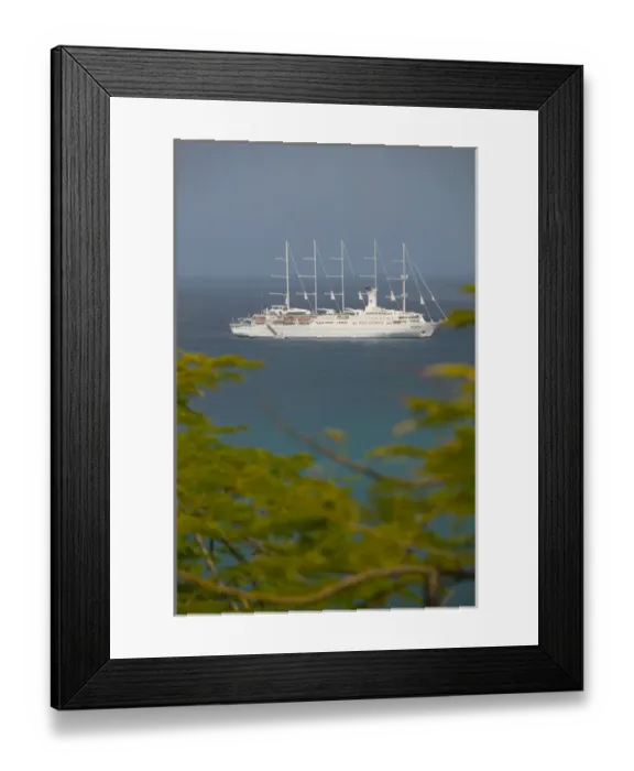 Framed Print : Caribbean, GRENADA, St. Georges Cruise Ship Club Med 2 Framed Print : Caribbean, GRENADA, St. Georges Cruise Ship Club Med 2