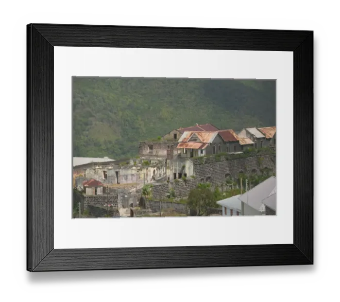 Framed Print : Caribbean, GRENADA-St. George s: Ruins of Fort Matthew, destroyed by US forces Framed Print : Caribbean, GRENADA-St. George s: Ruins of Fort Matthew, destroyed by US forces