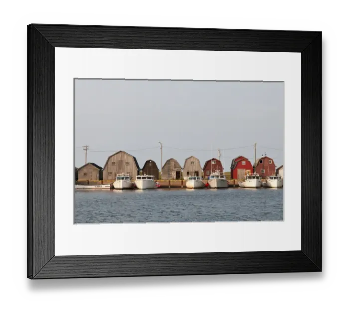 Framed Print : Malpeque, Prince Edward Island. Fishing boats in Malpeque Harbour Framed Print : Malpeque, Prince Edward Island. Fishing boats in Malpeque Harbour