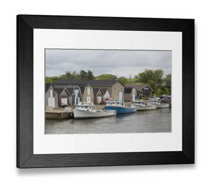 Framed Print : North America, Canada, Prince Edward Island, Fishing Boats Framed Print : North America, Canada, Prince Edward Island, Fishing Boats