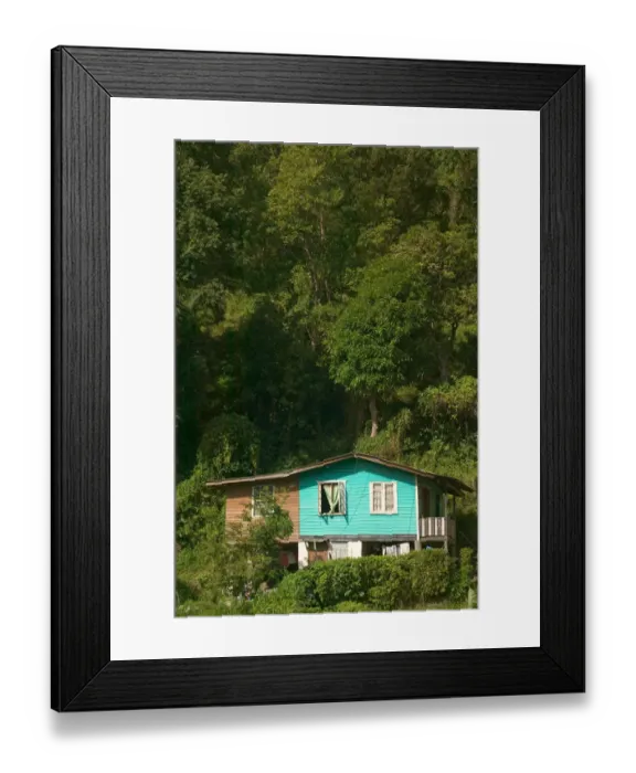 Framed Print : Caribbean, GRENADA, Interior, Boca Green House, morning Framed Print : Caribbean, GRENADA, Interior, Boca Green House, morning