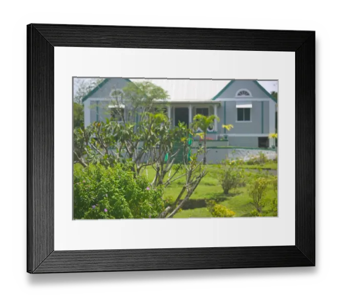 Framed Print : Caribbean, GRENADA, Interior, Grand Etang National Park Park Headquarters, Grand