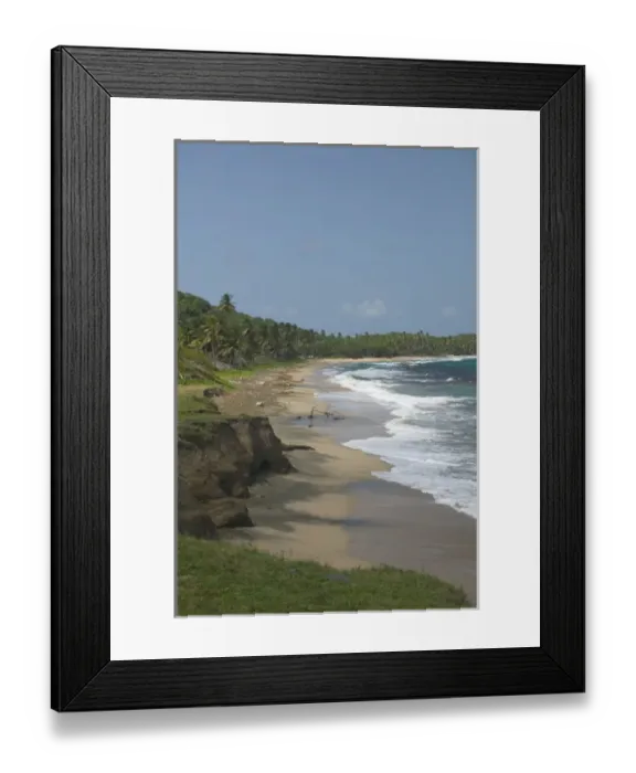 Framed Print : Caribbean, GRENADA, East Coast, Grenada Bay View of Bathways Beach Framed Print : Caribbean, GRENADA, East Coast, Grenada Bay View of Bathways Beach