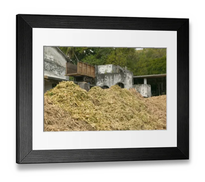 Framed Print : Caribbean, Grenada, East Coast, Tivoli, River Antoine Rum Distillerie (b. 1785), Residue Framed Print : Caribbean, Grenada, East Coast, Tivoli, River Antoine Rum Distillerie (b. 1785), Residue