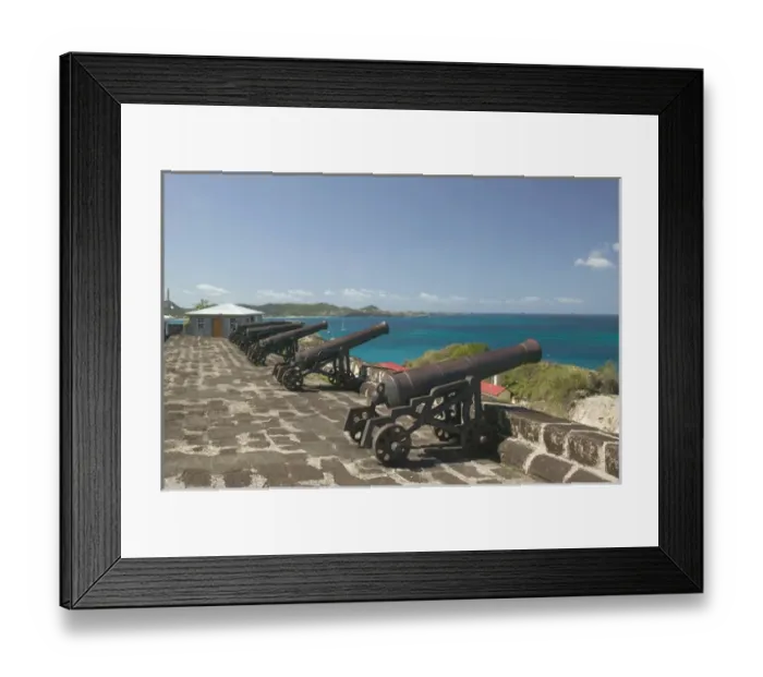 Framed Print : Caribbean, GRENADA, St. Georges Fort George, Fort Cannons Framed Print : Caribbean, GRENADA, St. Georges Fort George, Fort Cannons