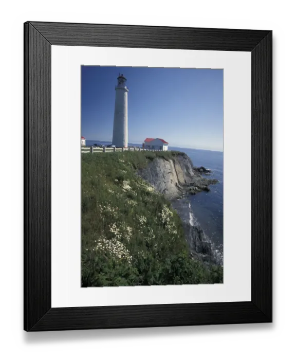 Framed Print : North America, Canada, Quebec, Gaspe Peninsula (Gaspesie) Cap-de-Rosiers Lighthouse Framed Print : North America, Canada, Quebec, Gaspe Peninsula (Gaspesie) Cap-de-Rosiers Lighthouse