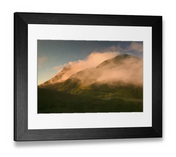 Framed Print : FRENCH WEST INDIES (FWI) Guadaloupe, Basse-Terre-LA SOUFRIERE: La Soufiere Volcano