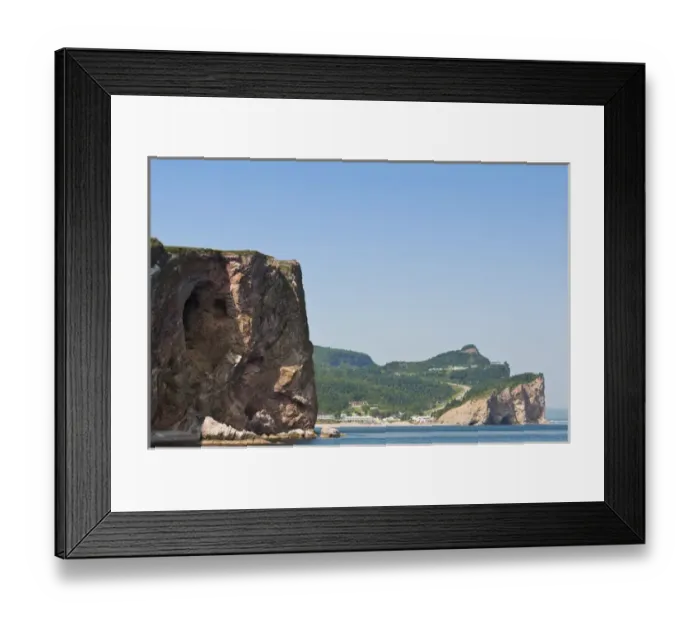 Framed Print : Quebec, Canada. Perce and Rocher Perce (Perce Rock) Framed Print : Quebec, Canada. Perce and Rocher Perce (Perce Rock)