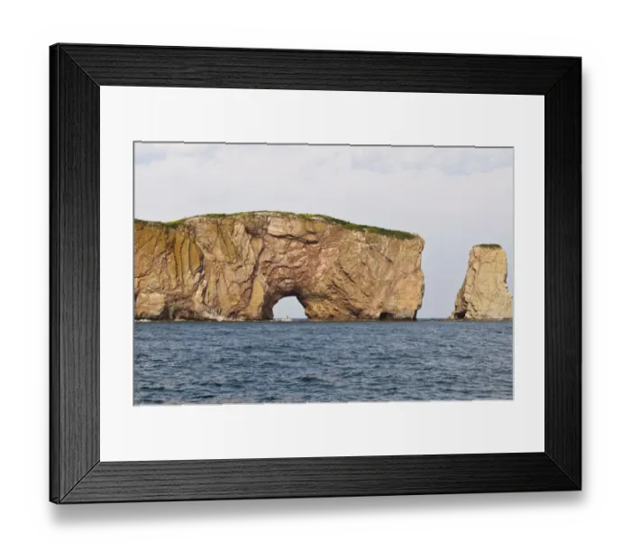 Framed Print : Quebec, Canada. Rocher Perce (Perce Rock) Framed Print : Quebec, Canada. Rocher Perce (Perce Rock)