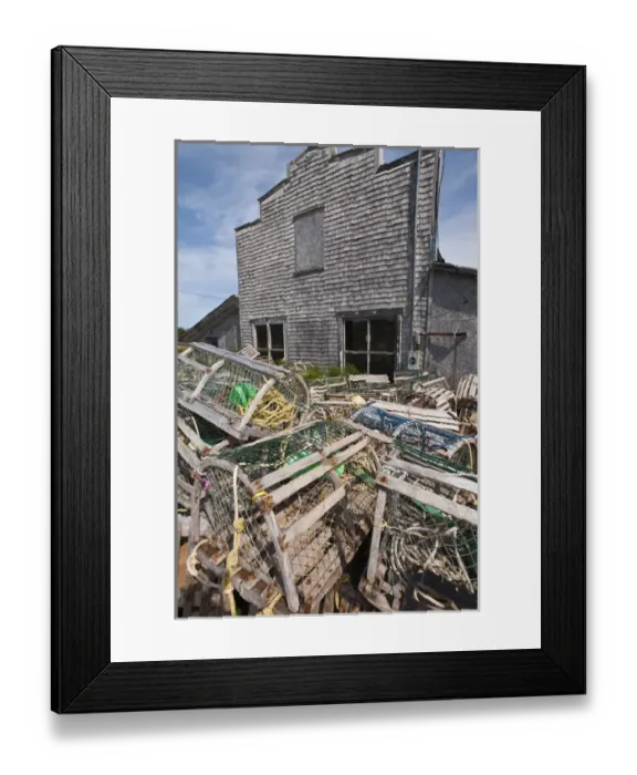 Framed Print : Quebec, Canada. Old fishing hut near Perce Framed Print : Quebec, Canada. Old fishing hut near Perce