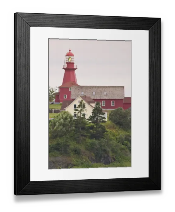 Framed Print : Quebec, Canada. La Martre Lighthouse, La Martre Framed Print : Quebec, Canada. La Martre Lighthouse, La Martre