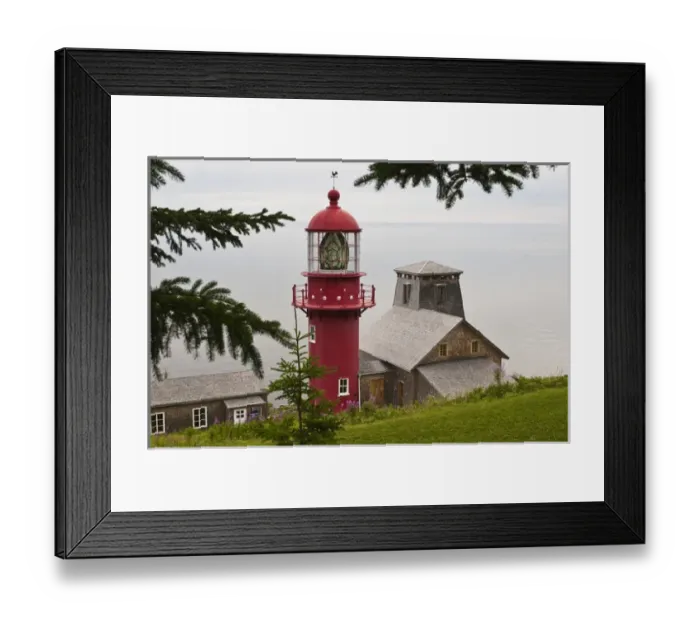 Framed Print : Quebec, Canada. Pointe a la Renommee Lighthouse Framed Print : Quebec, Canada. Pointe a la Renommee Lighthouse