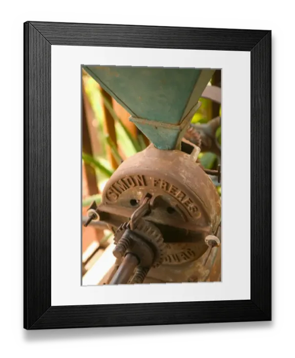 Framed Print : FRENCH WEST INDIES (FWI)-Guadaloupe-Basse-Terre-VIEUX-HABITANTS: Musee du Cafe