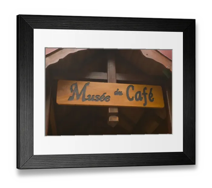 Framed Print : FRENCH WEST INDIES (FWI)-Guadaloupe-Basse-Terre-VIEUX-HABITANTS: Musee du Cafe