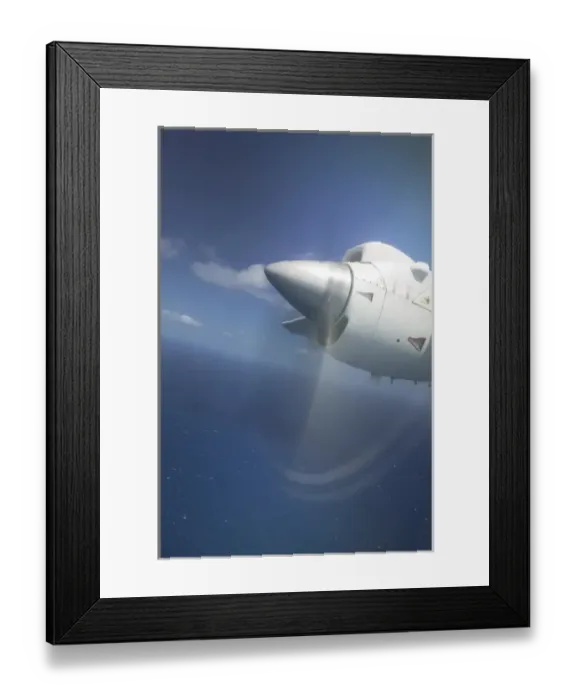 Framed Print : FRENCH WEST INDIES (FWI)-Guadaloupe-Grande-Terre: Propeller Plane above Caribbean Framed Print : FRENCH WEST INDIES (FWI)-Guadaloupe-Grande-Terre: Propeller Plane above Caribbean