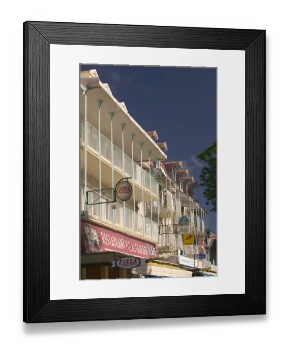 Framed Print : FRENCH WEST INDIES (FWI)-Guadaloupe-Grande-Terre-POINTE -A-PITRE: View of Rue Framed Print : FRENCH WEST INDIES (FWI)-Guadaloupe-Grande-Terre-POINTE -A-PITRE: View of Rue
