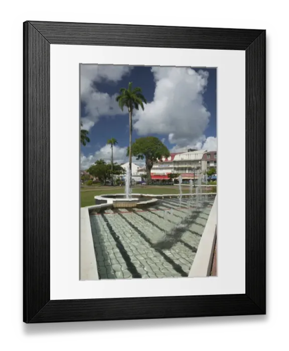 Framed Print : FRENCH WEST INDIES (FWI)-Guadaloupe-Grande-Terre-POINTE -A-PITRE: View of park Framed Print : FRENCH WEST INDIES (FWI)-Guadaloupe-Grande-Terre-POINTE -A-PITRE: View of park