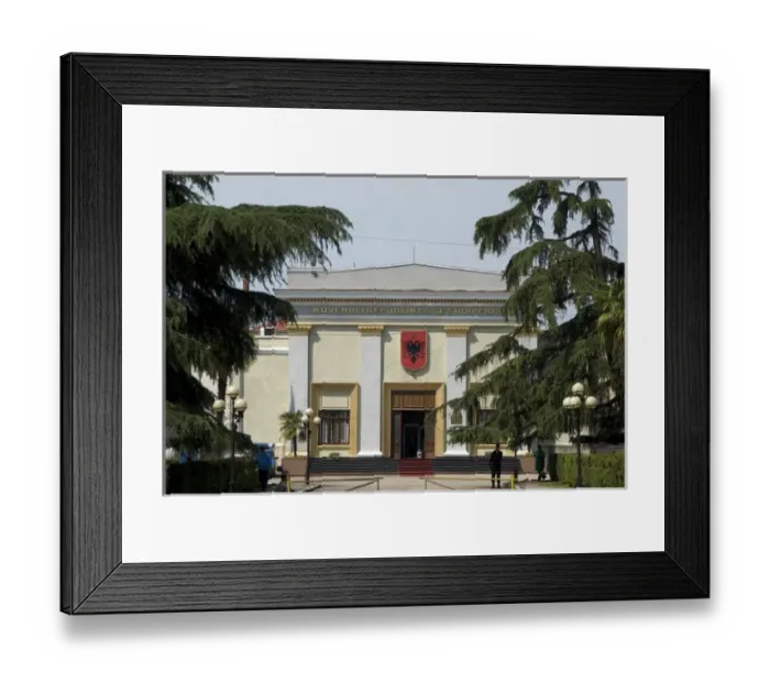 Framed Print : Albania, Tirane, parliament Framed Print : Albania, Tirane, parliament