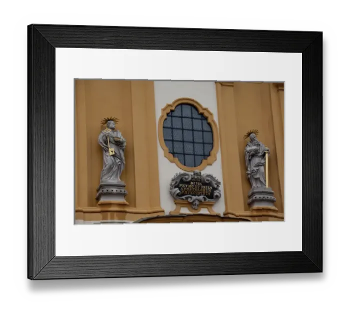 Framed Print : Austria, Wachau Valley, Melk. 900 year old baroque Melk Abbey (aka Benediktinerstift)