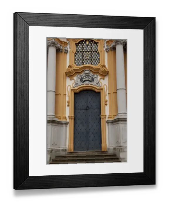 Framed Print : Austria, Wachau Valley, Melk. 900 year old baroque Melk Abbey (aka Benediktinerstift)