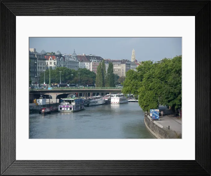 Framed Print : Austria, Vienna. Vienna River Framed Print : Austria, Vienna. Vienna River