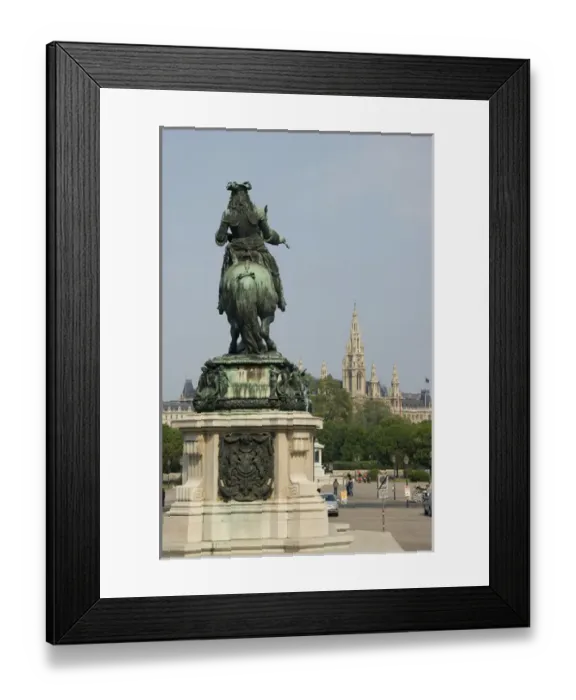 Framed Print : Europe, Austria, Vienna, Heldenplatz, Hofburg Imperial Palace, statue, Rathaus Framed Print : Europe, Austria, Vienna, Heldenplatz, Hofburg Imperial Palace, statue, Rathaus