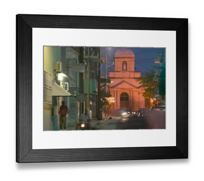 Framed Print : FRENCH WEST INDIES (FWI)-Guadaloupe-Marie-Galante Island-GRAND-BOURG