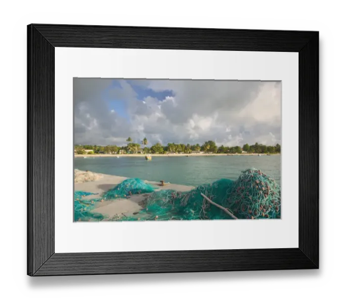 Framed Print : FRENCH WEST INDIES (FWI)-Guadaloupe-Marie-Galante Island-SAINT-LOUIS
