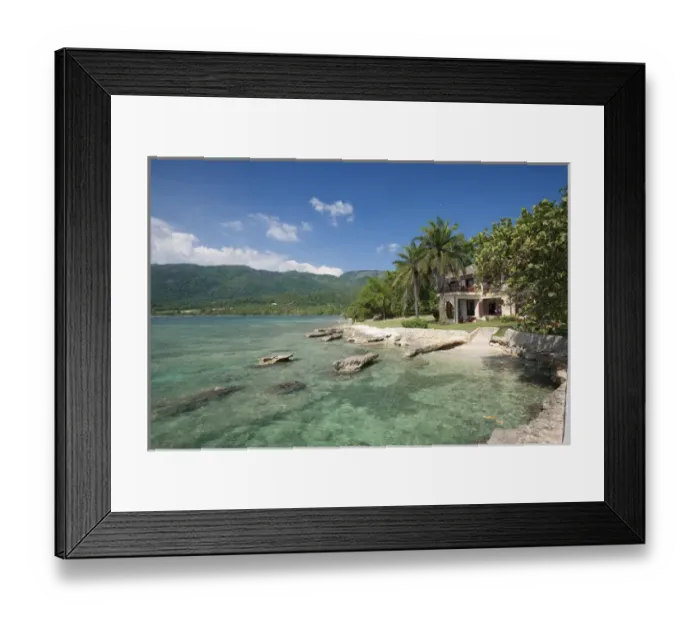 Framed Print : Bluefields, Jamaica Southwest Coast Framed Print : Bluefields, Jamaica Southwest Coast