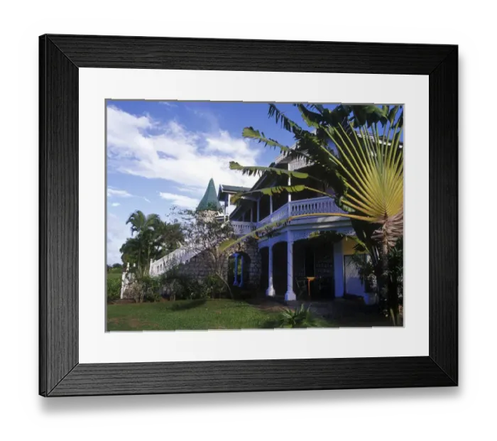 Framed Print : Harmony Hall, Ocho Rios, Jamaica