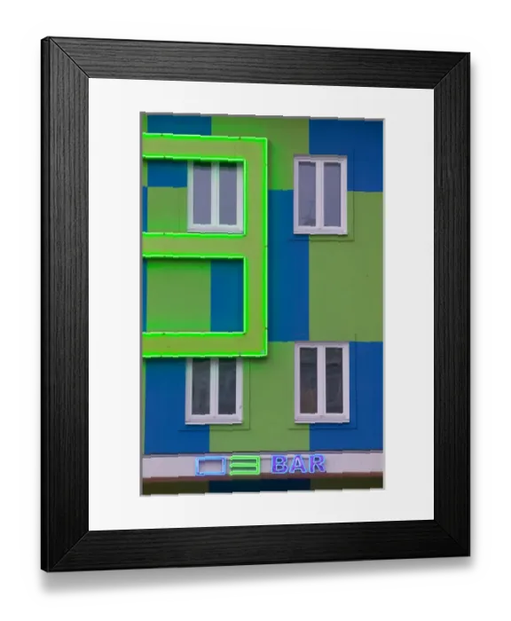 Framed Print : AUSTRIA-STYRIA (Stiermark)- GRAZ: #03 Bar- Neon Sign Evening Framed Print : AUSTRIA-STYRIA (Stiermark)- GRAZ: #03 Bar- Neon Sign Evening