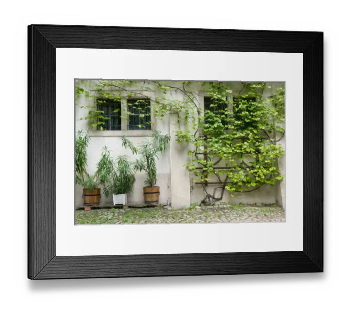 Framed Print : AUSTRIA-STYRIA (Stiermark)- GRAZ: Courtyard off Sporgasse