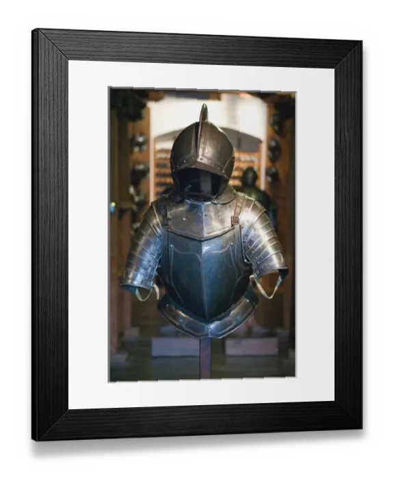 Framed Print : AUSTRIA-STYRIA (Stiermark)- GRAZ: Landeszeughaus Museum  /  Provincial Armory (b. 1642)