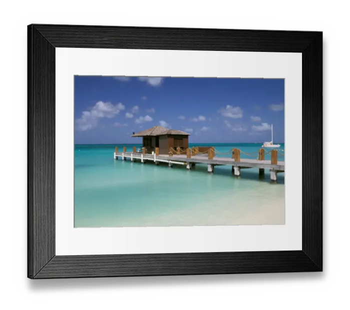Framed Print : Caribbean, Aruba, Palm Beach