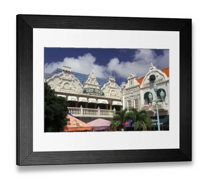 Framed Print : Caribbean, Aruba, Oranjestad Framed Print : Caribbean, Aruba, Oranjestad