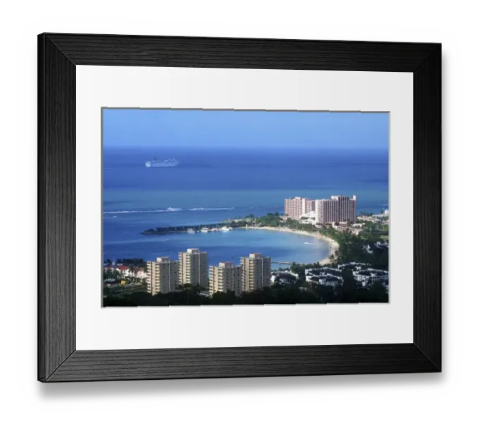 Framed Print : Half Moon Bay, Ocho Rios, Jamaica Framed Print : Half Moon Bay, Ocho Rios, Jamaica