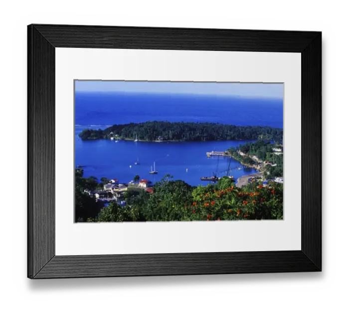 Framed Print : Navy Island, Port Antonio, Jamaica