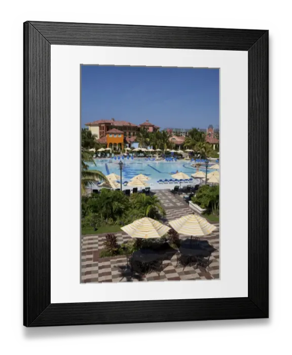 Framed Print : Sandals Resort, Jamaica South Coast