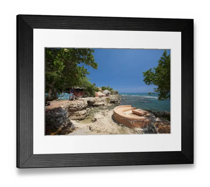Framed Print : Jakes Hideaway Resort, Treasure Beach, Jamaica South Coast Framed Print : Jakes Hideaway Resort, Treasure Beach, Jamaica South Coast