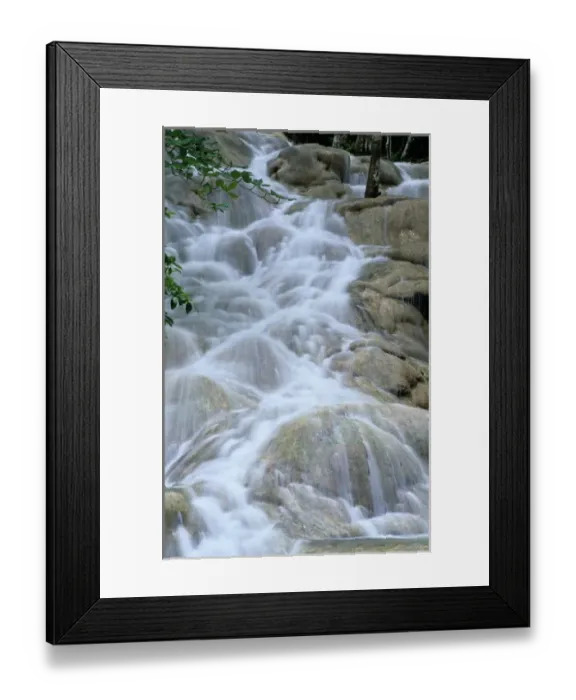 Framed Print : Jamaica, Ocho Rios. Dunns River Fall s Framed Print : Jamaica, Ocho Rios. Dunns River Fall s