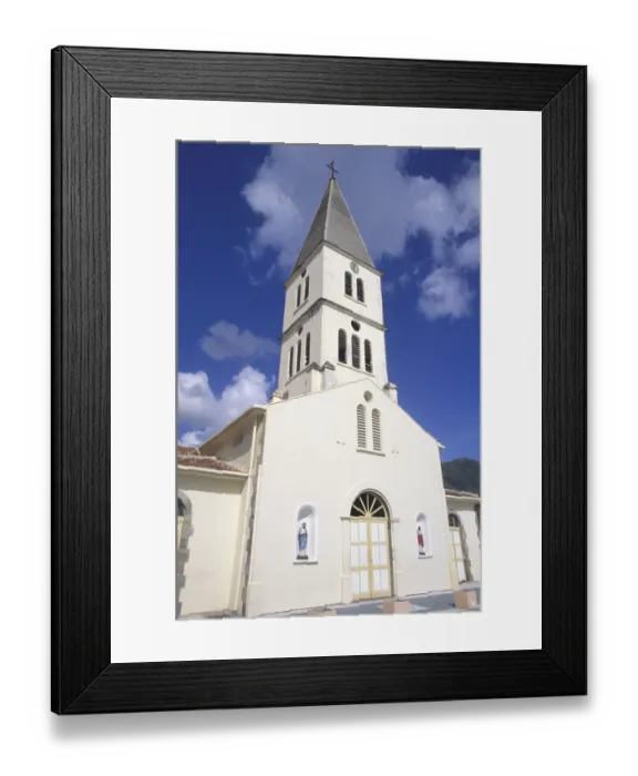 Framed Print : Caribbean, French West Indies, Martinique, Anse D Arlet St. Henri Cathedral Framed Print : Caribbean, French West Indies, Martinique, Anse D Arlet St. Henri Cathedral
