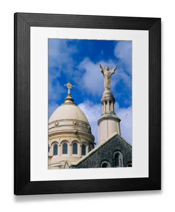 Framed Print : Balata Church, north of the town of Fort-de-France on the island of Martinique, is