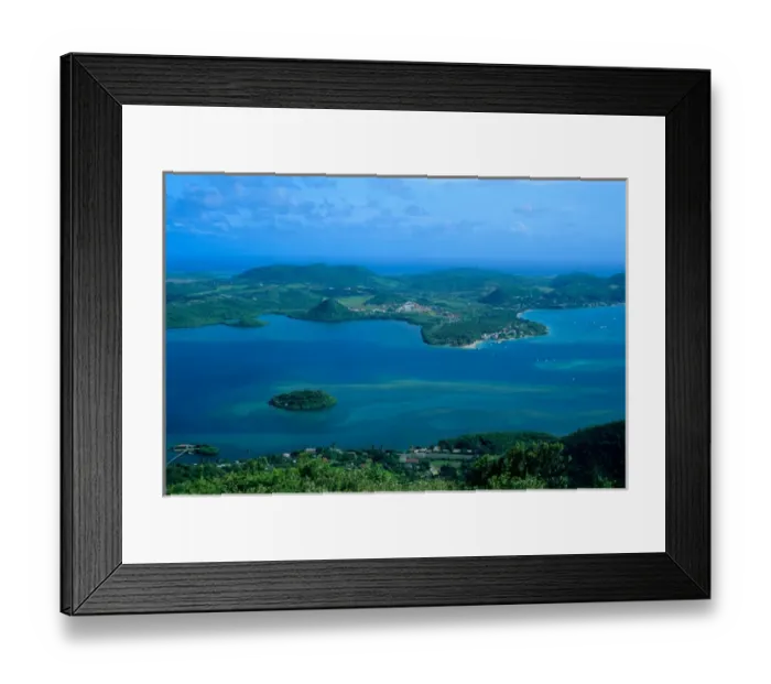 Framed Print : Marin Bay on the island of Martinique in the Caribbean Sea Framed Print : Marin Bay on the island of Martinique in the Caribbean Sea