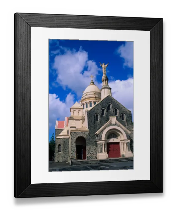 Framed Print : Balata Church, north of the town of Fort-de-France on the island of Martinique, is Framed Print : Balata Church, north of the town of Fort-de-France on the island of Martinique, is