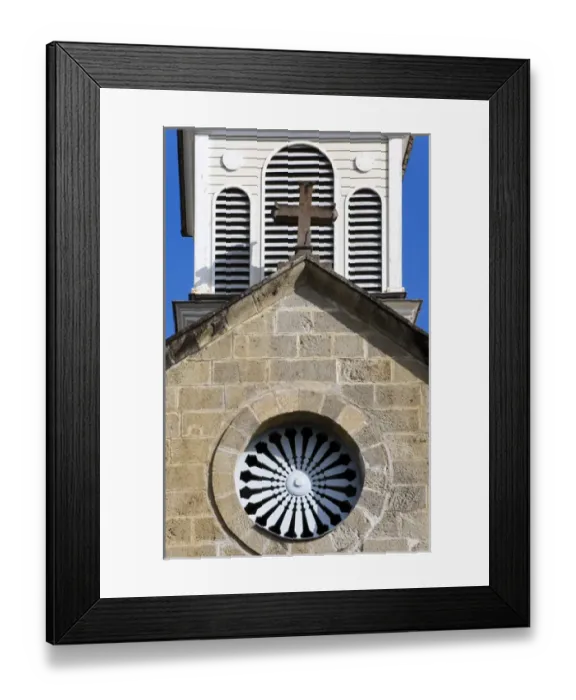 Framed Print : Martinique, French Antilles, West Indies. 17th-century church in Jesuit & roccoco Framed Print : Martinique, French Antilles, West Indies. 17th-century church in Jesuit & roccoco