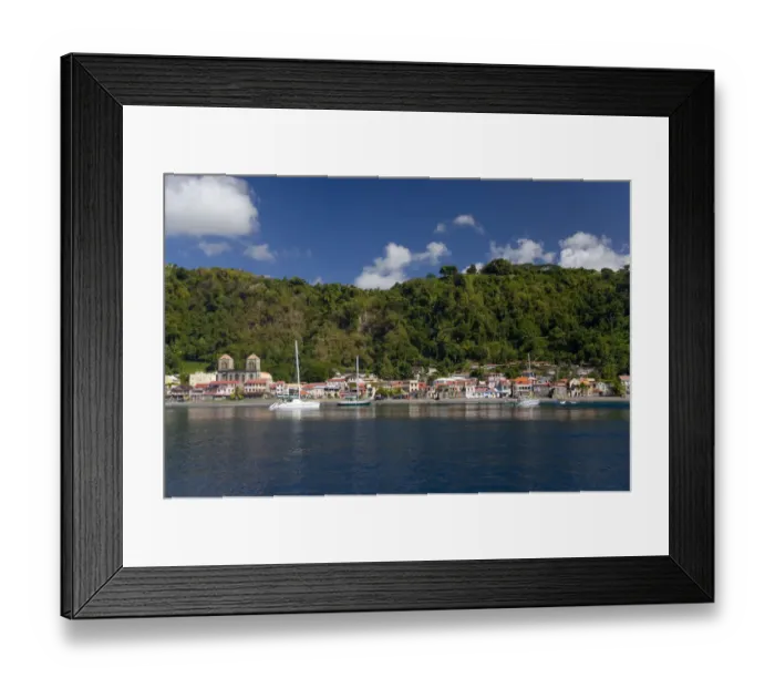 Framed Print : MARTINIQUE. French Antilles. West Indies. Town of St. Pierre Framed Print : MARTINIQUE. French Antilles. West Indies. Town of St. Pierre