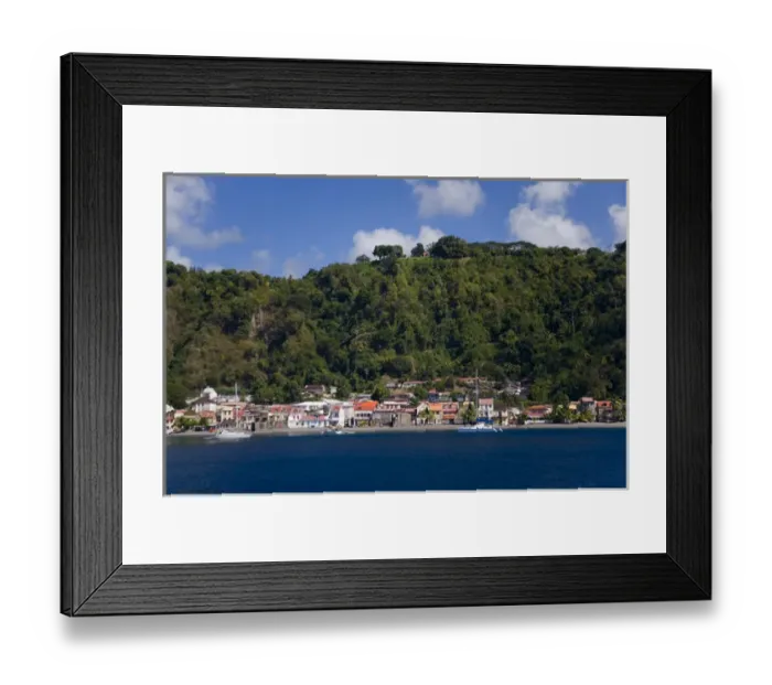 Framed Print : MARTINIQUE. French Antilles. West Indies. Town of St. Pierre Framed Print : MARTINIQUE. French Antilles. West Indies. Town of St. Pierre